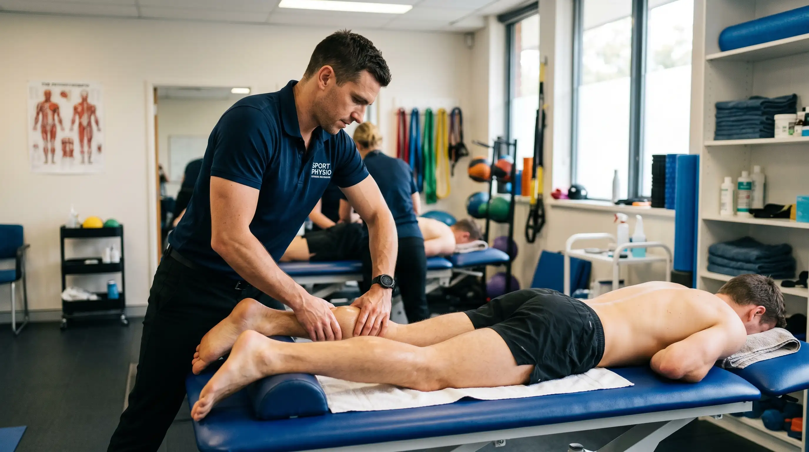 Masaje deportivo recuperación muscular