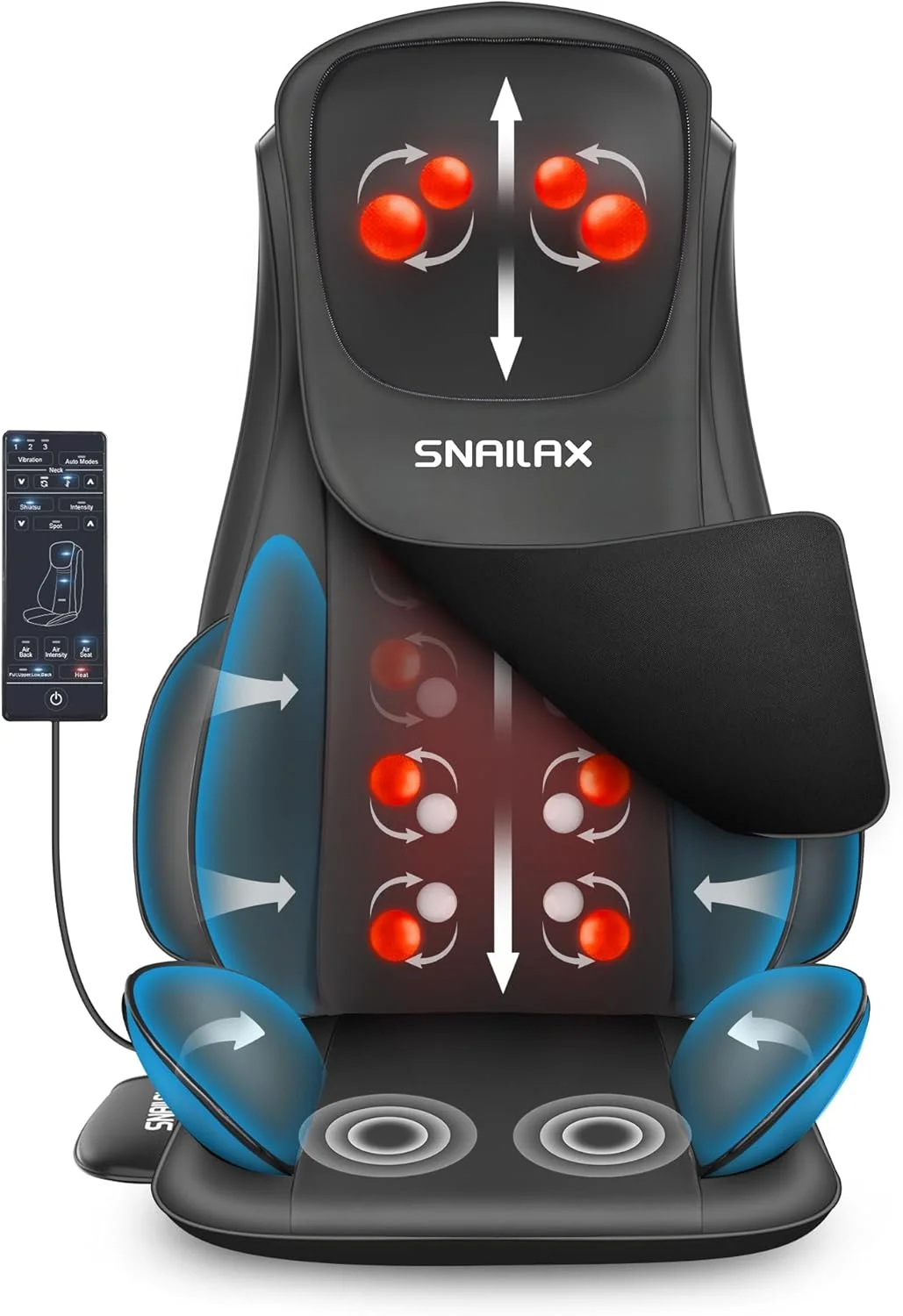 Snailax Upgraded Shiatsu Cojin Espalda Cuello - oferta Prime Day