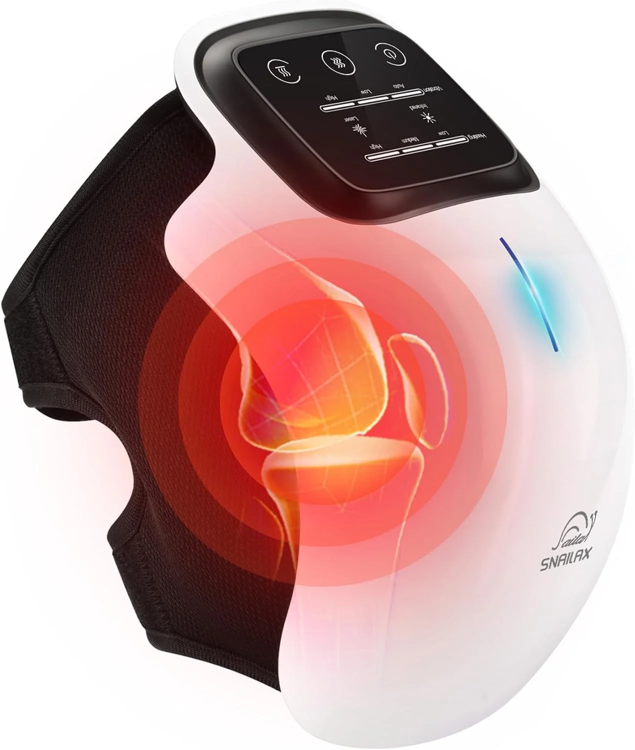 Snailax Masajeador Rodilla Luz Roja Calor - oferta Prime Day
