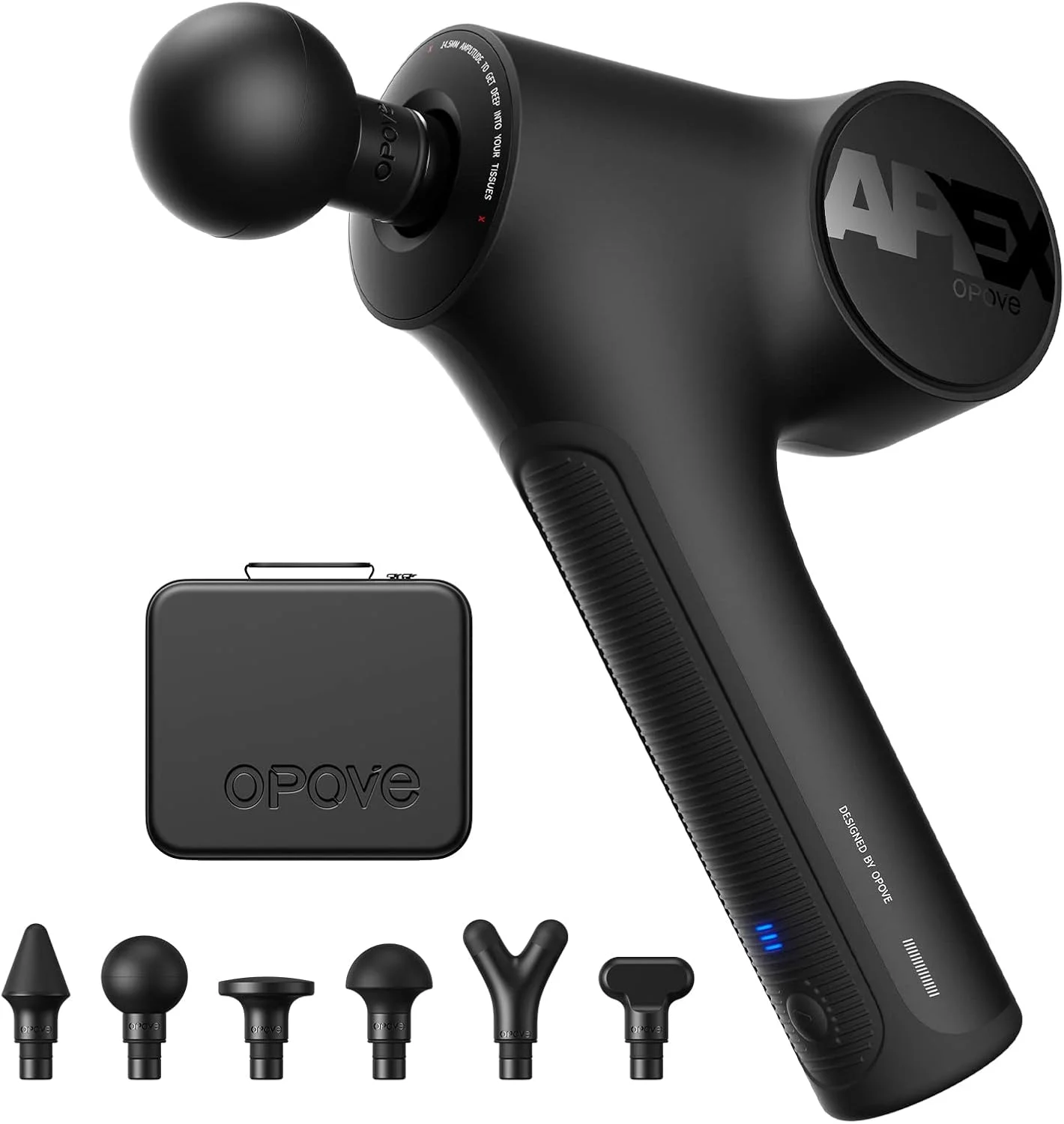 Pistola de masaje OPOVE Apex negra