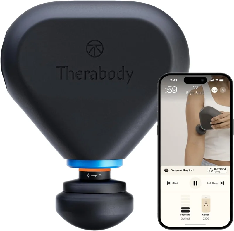 Theragun Mini Plus, pistola de masaje compacta con calor