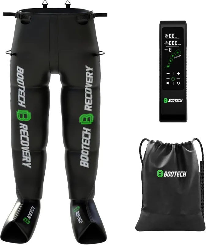BOOTECH Pantalón de Presoterapia para Casa, con mando y bolsa de tela